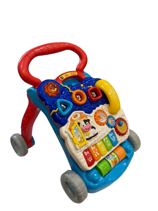 Shop VTech Sit-To-Stand Learning Walker, Blue at GoodBuy Gear