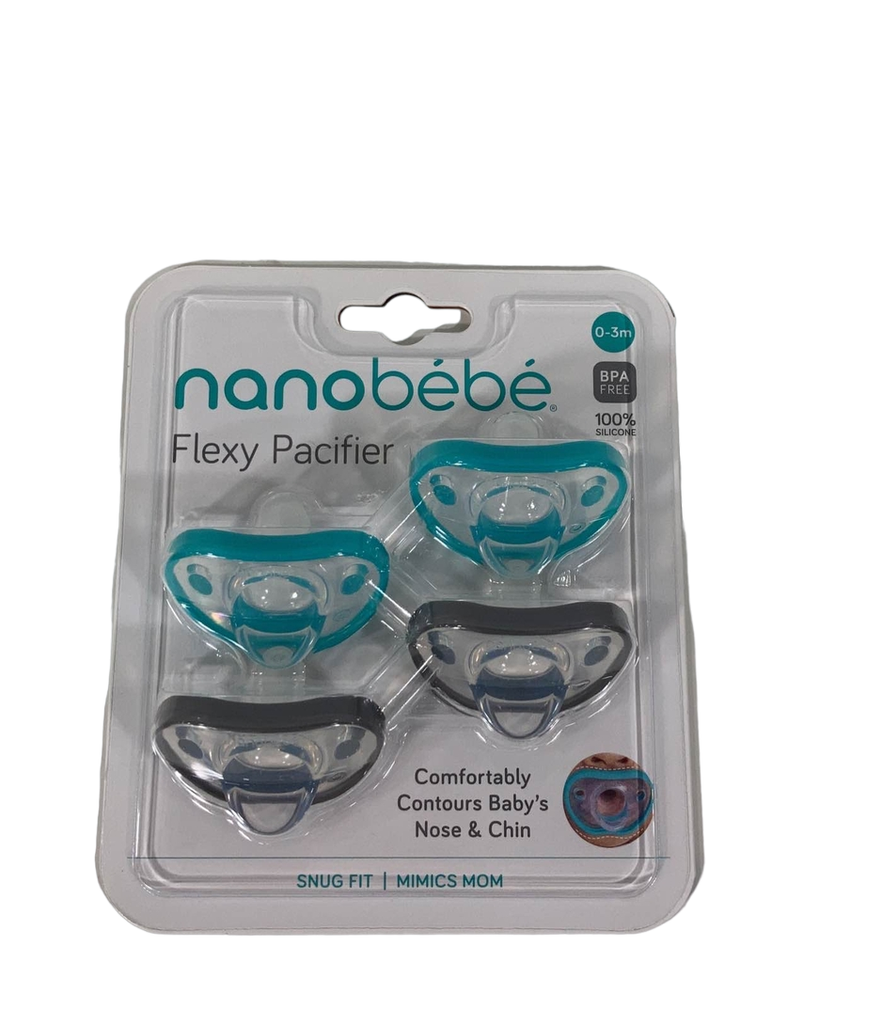 Navi Pacifier Nanobébé Flexy Pacifier 4 Pack