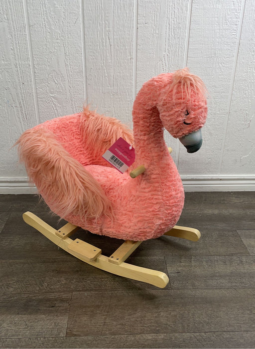 used Soft Landing Joyrides Flamingo Rocking Toy