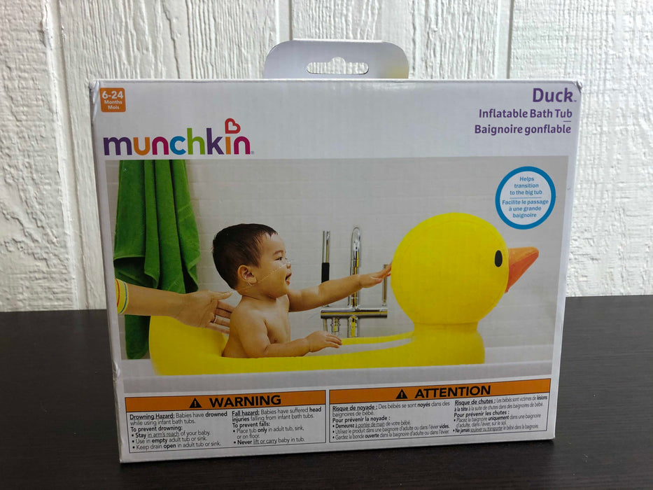 secondhand Munchkin Inflatable Duck Tub