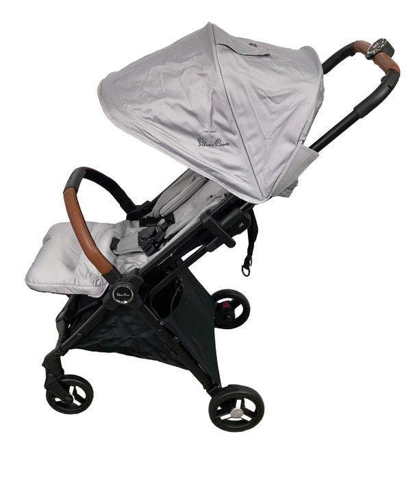 secondhand Silver Cross Jet 3 Super Compact Stroller, 2022, Silver