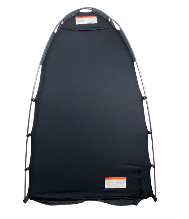 secondhand SlumberPod 3.0 Sleep Canopy, Black with Grey Accents