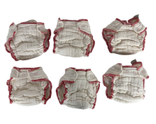 Shop Cloth-eez Workhorse Fitted Organic Diapers, Pack of 6, Orange Edges, Medium Snap at GoodBuy Gear
