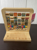 secondhand B. toys Wood Alphabet Abacus