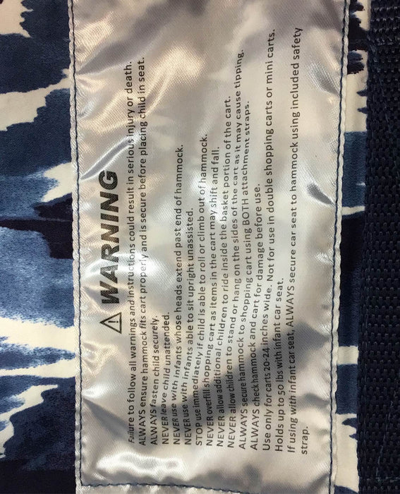 used Binxy Baby Shopping Cart Hammock