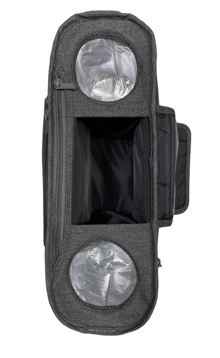 Wonderfold Parent Console, 2 Seater (2 Cup Holders), Charcoal Gray