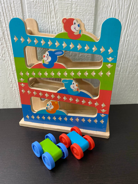 Melissa and doug first play hot sale roll and ring ramp tower