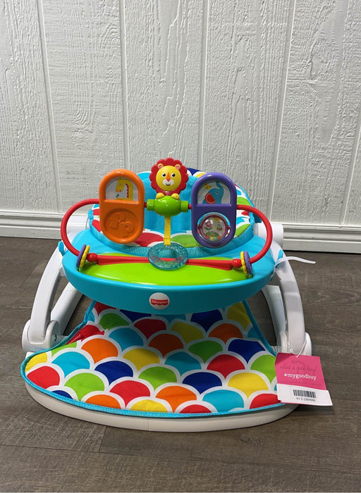 used Fisher Price Premium Sit-Me-Up Floor Seat with Toy Tray