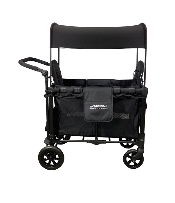 secondhand Wonderfold W2 Original Multifunctional Double Stroller Wagon, 2022, Black