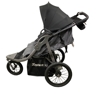 Joovy Zoom X2 Double Jogging Stroller, 2021, Forged Iron