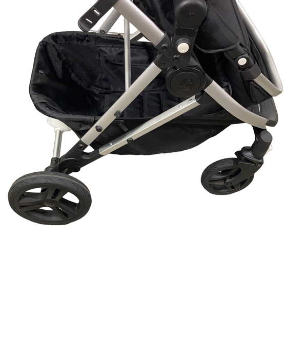 used Mockingbird Single Stroller, 2022, Bloom, Watercolor Drops, Silver With Penny Leather