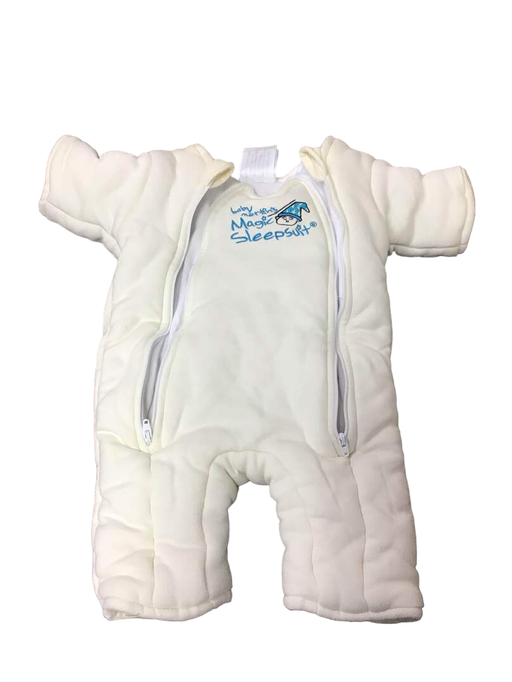 used Baby Merlin's Magic Sleepsuit, Small 3-6 Months, Cotton, Cream