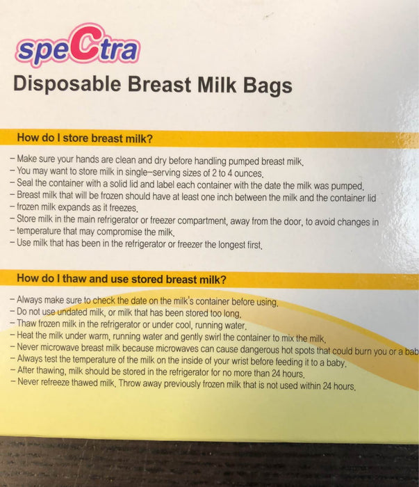 Shop Spectra Baby Disposable Milk Storage Bags, 30 Count at GoodBuy Gear
