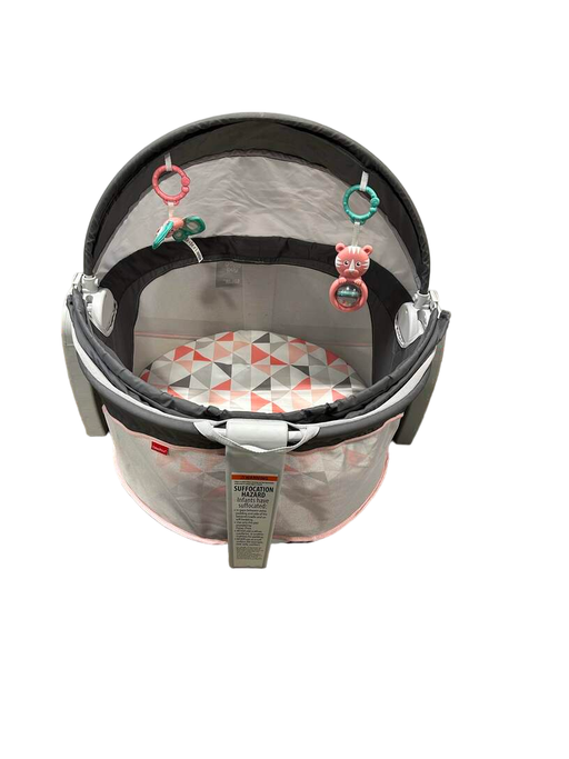 used Fisher Price On-the-Go Baby Dome, Charcoal