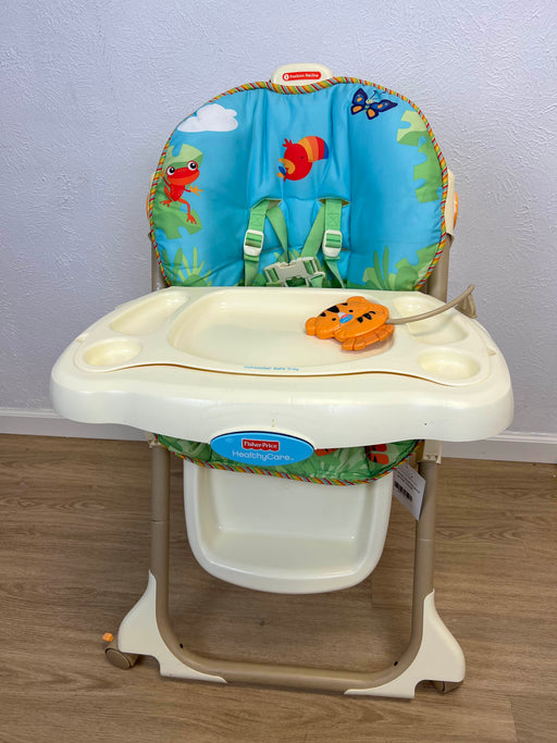 used Fisher Price Healthy Care High Chair, Rainforest