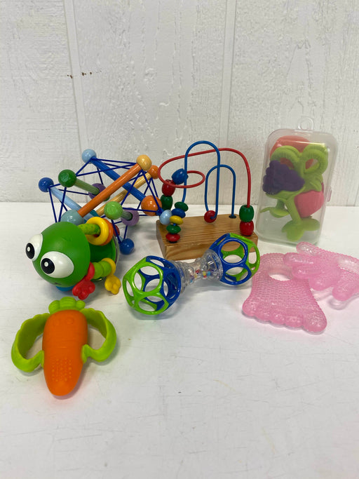 used BUNDLE Teething And Grasping Toys