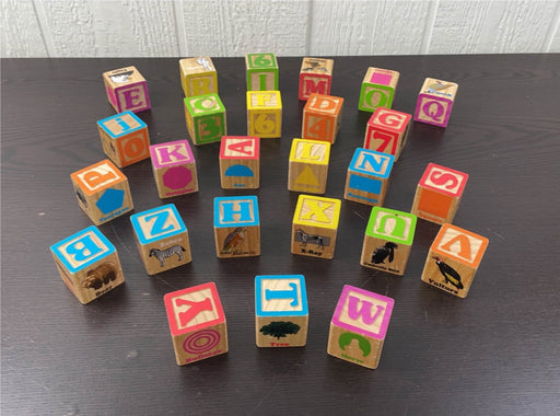 used Alphabet Blocks