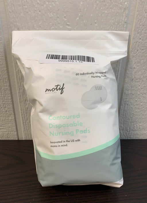 used Motif Medical Disposable Nursing Pads, -Contoured 60 count