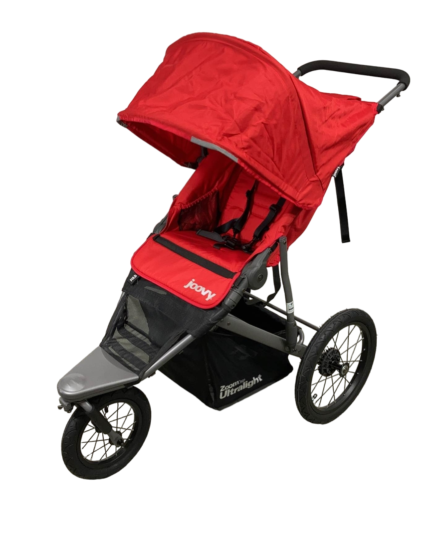 Joovy Zoom 360 Ultralight Jogging Stroller, 2021, Red