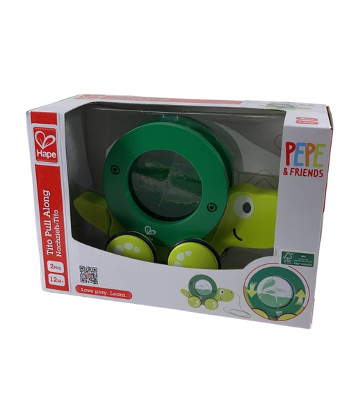 used Hape Pepe And Friends Tito The Pull Along Turtle