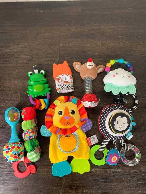 used BUNDLE Teething And Grasping Toys