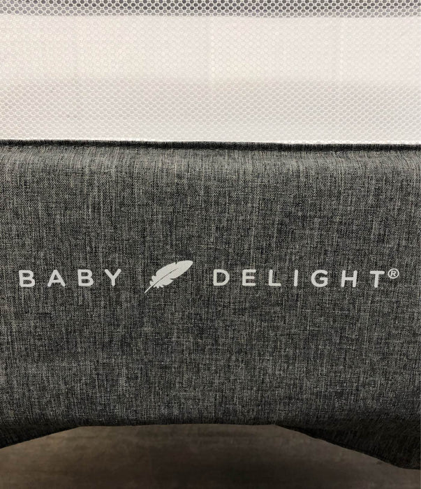 secondhand Baby Delight Beside Me Dreamer Bassinet & Bedside Sleeper, Charcoal Tweed