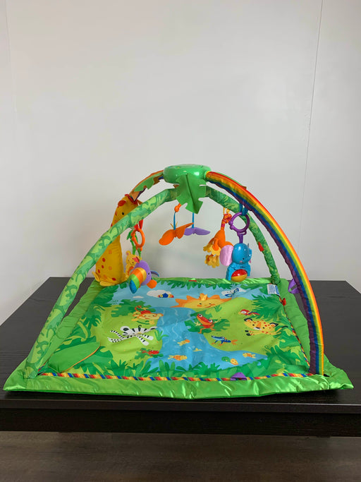 used Fisher Price Rainforest Melodies and Lights Deluxe Gym