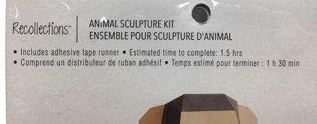 secondhand Recollections 3D Sculpture Kit, Ape