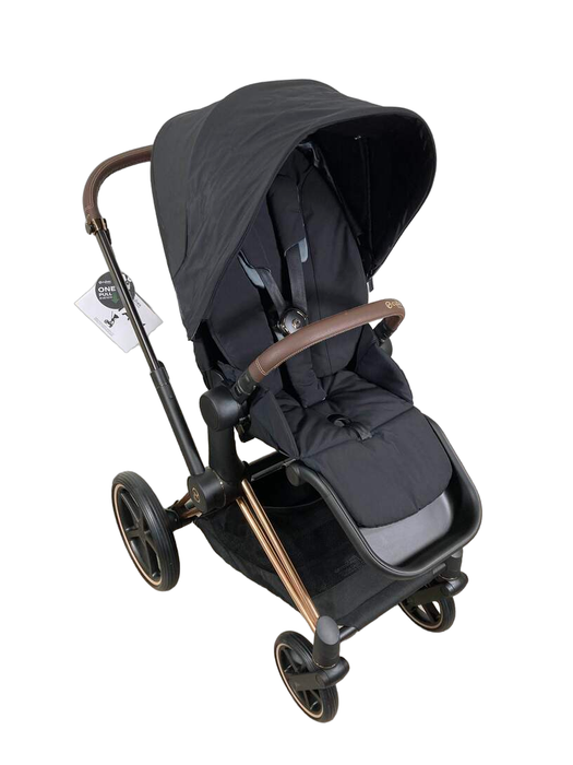 used Cybex PRIAM Stroller, Rosegold, Stardust Black, 2022