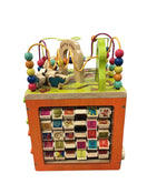 secondhand B. toys Zany Zoo Wooden Activity Cube