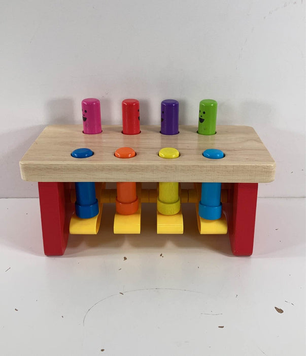 used Melissa & Doug Deluxe Pounding Bench Wooden Toy