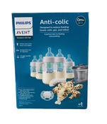 used Philips Avent Anti-Colic Baby Bottle With AirFree Vent Newborn Gift Set