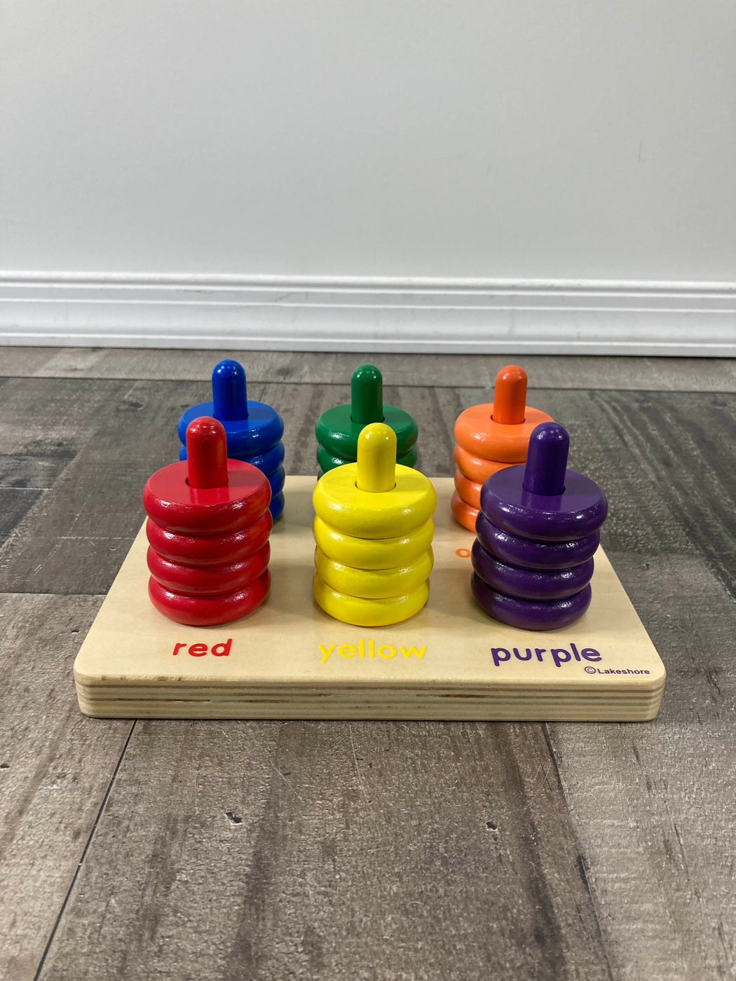 Color Sorting Ditachable Rings Lakeshore Color Rings Sorting Board — GoodBuy Gear