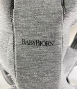 secondhand BabyBjorn Baby Carrier Mini, Light Gray 3D Jersey