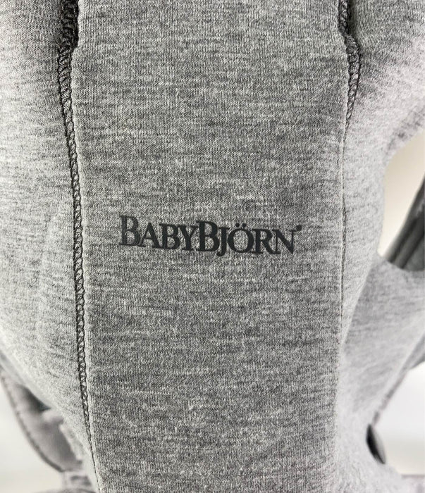 secondhand BabyBjorn Baby Carrier Mini, Light Gray 3D Jersey