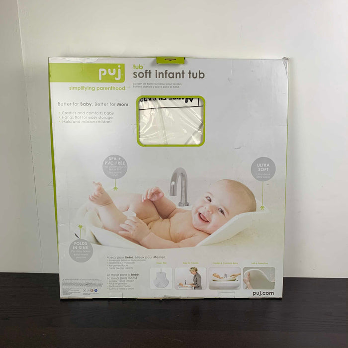 Shop Puj Soft Infant Tub, White at GoodBuy Gear
