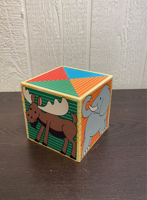 Melissa & doug wooden store animal nesting blocks