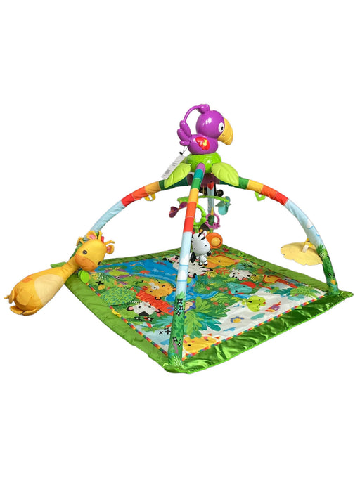 secondhand Fisher Price Rainforest Melodies and Lights Deluxe Gym