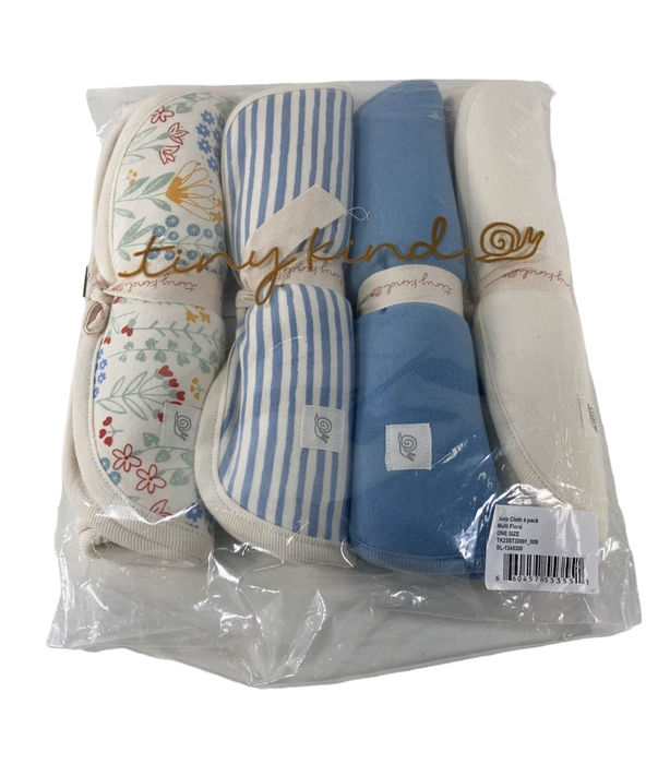Shop Tiny Kind Burp Cloth 4 Pack, Multi Floral at GoodBuy Gear