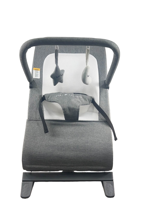 used Baby Delight Go With Me Alpine Deluxe Portable Bouncer, Charcoal
