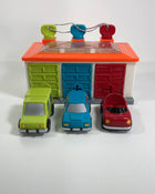 used Battat 3 Car Garage Play Set