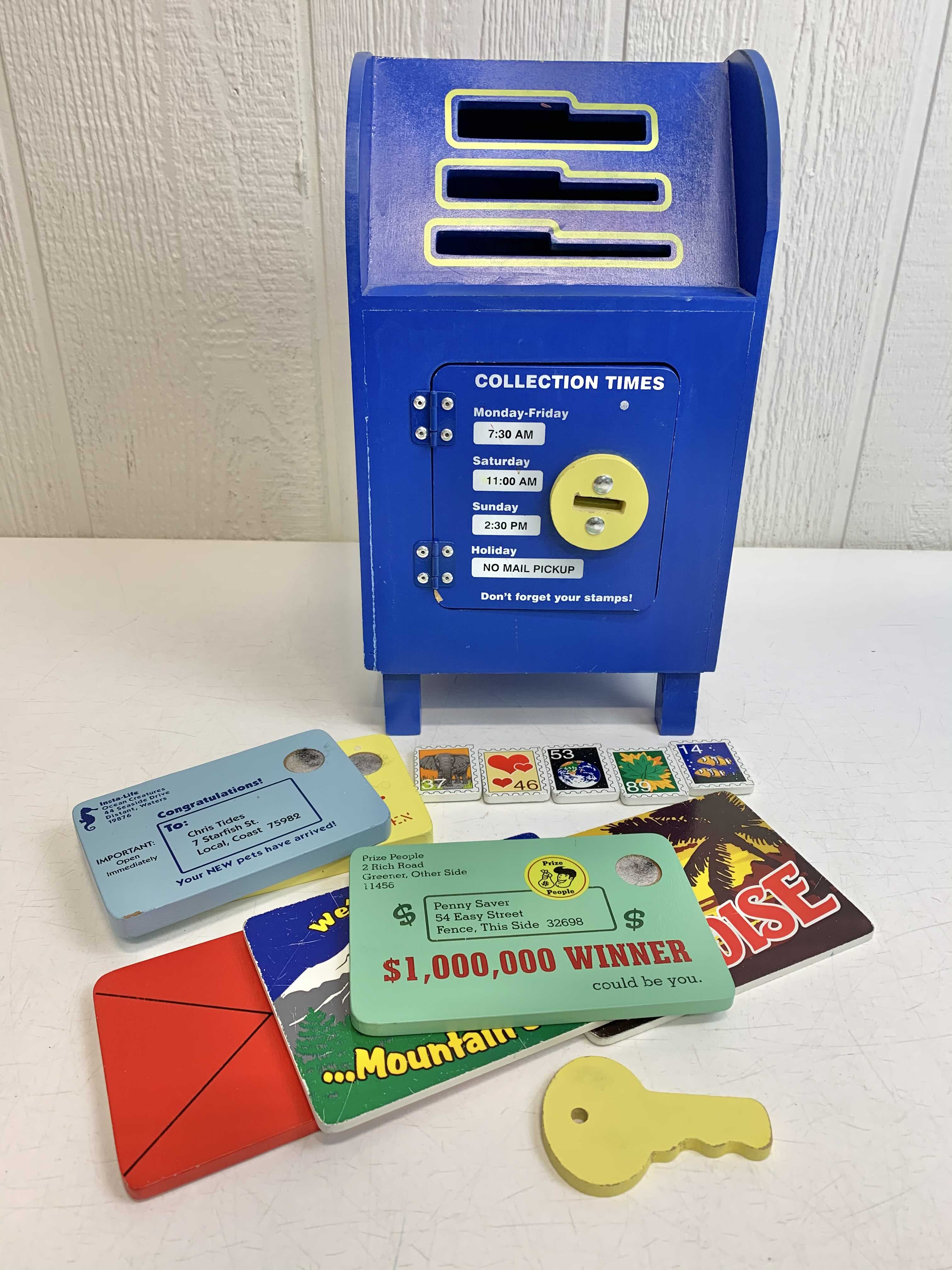 Melissa and doug store stamp and sort mailbox