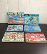 used BUNDLE Melissa & Doug Wooden Puzzles