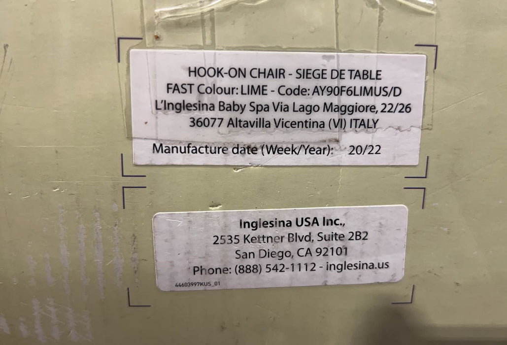 Shop Inglesina Fast Table Chair, Lime Green at GoodBuy Gear