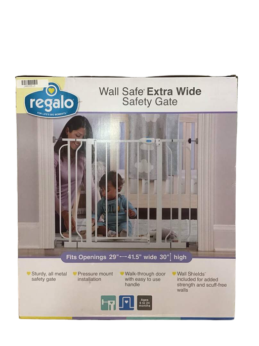 used Regalo Wall Safe Extra Wide Safety Gate