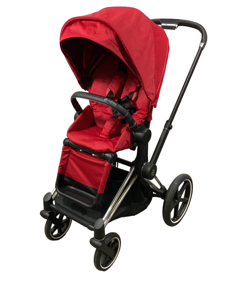 cybex priam red Cybex PRIAM Stroller, Chrome With Black Details, True Red, 2019