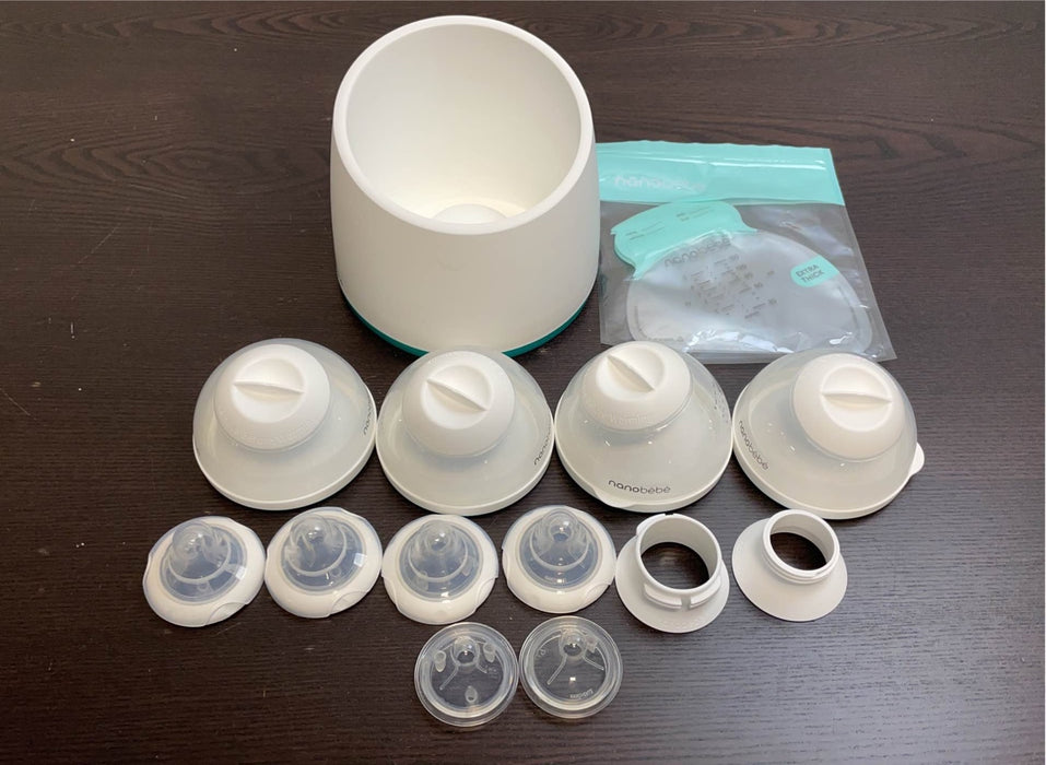 used Nanobébé Bottle Feeding Starter Set