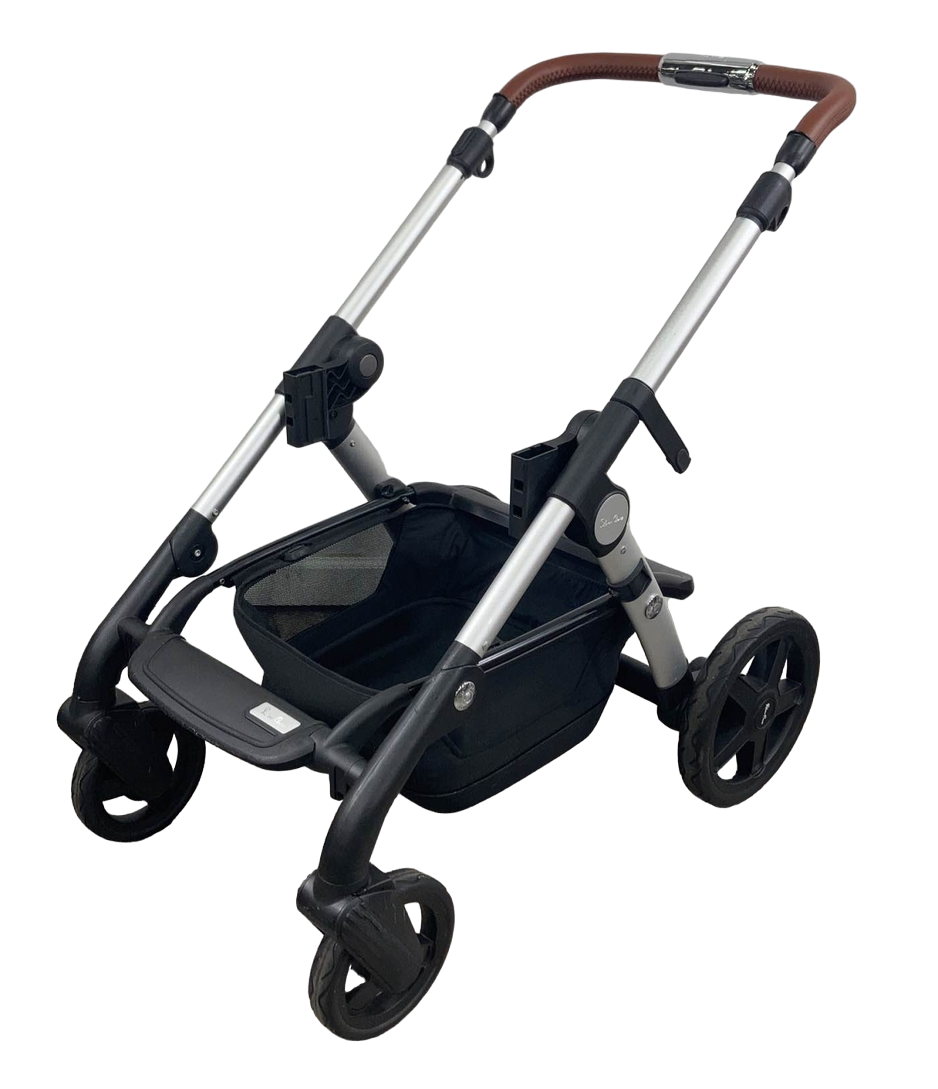 Silver Cross Wave Stroller Frame, 2021, Silver Silver Cross Wave Stroller Frame, 2021, Silver