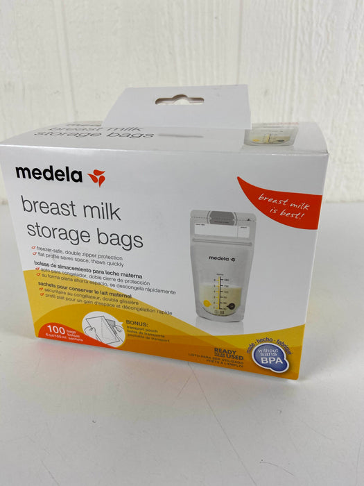 used Medela Breast milk Storage Solution