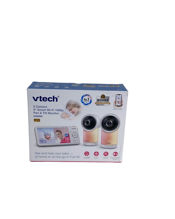 used VTech 5” Smart Wi-Fi 1080p Pan & Tilt Monitor RM5766-2HD